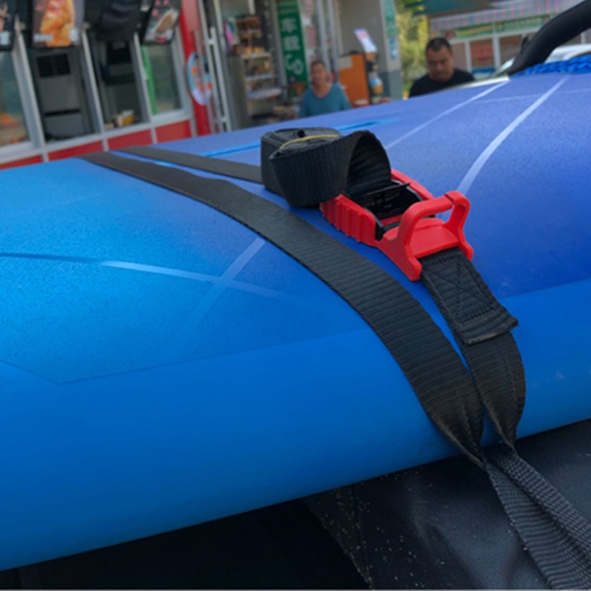 Board Buckle Belt Travel Cargo Tie Down Kayak Strap Black