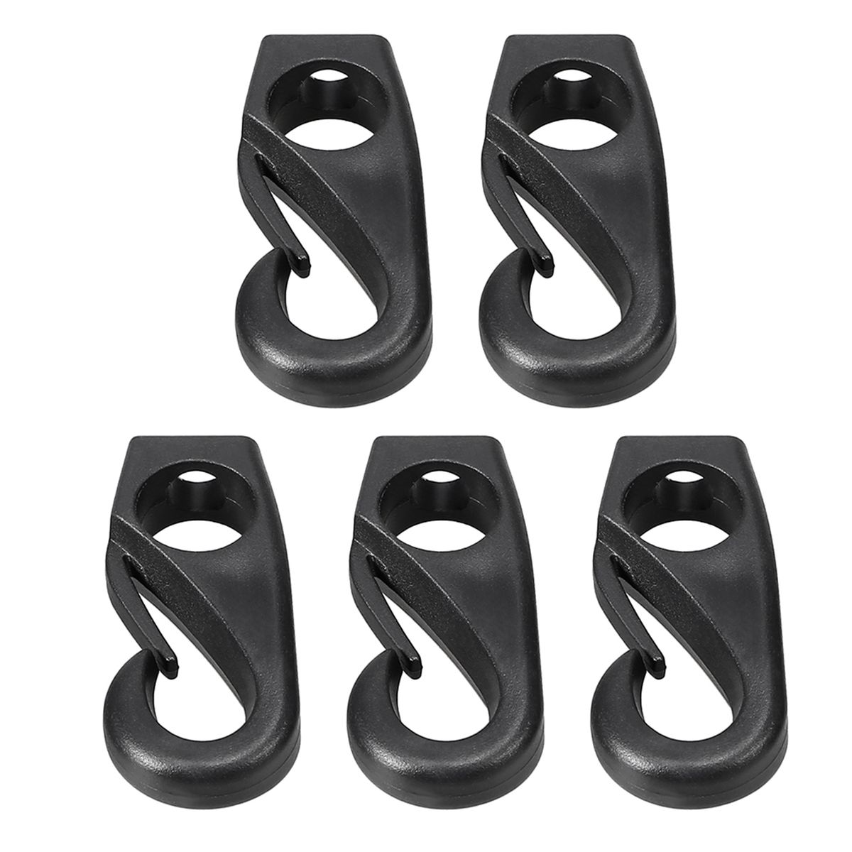 5Pcs Bungee Hook Fishing Canoe Plastic Snap Hook