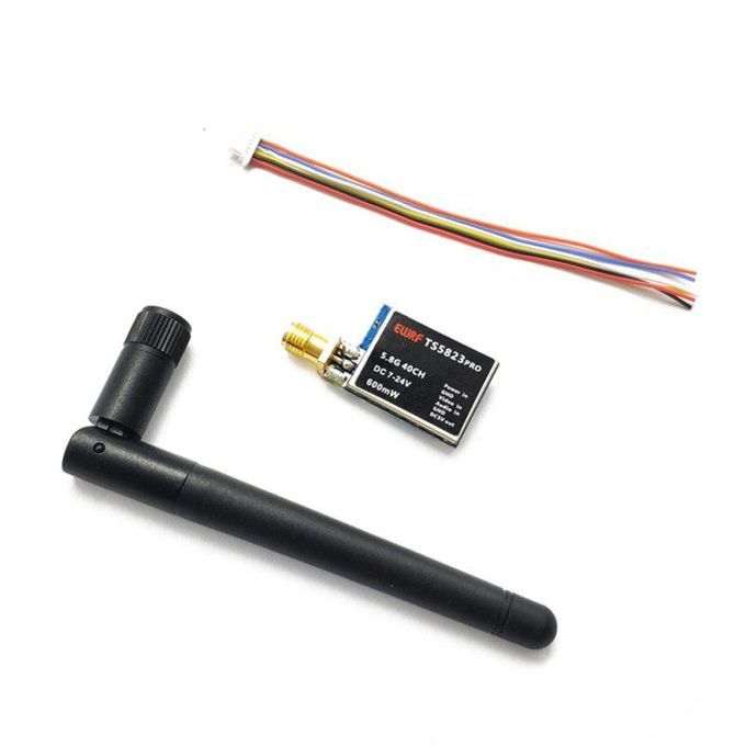 5.8G FPV 40CH 600mW Digital Display Transmitter-Black