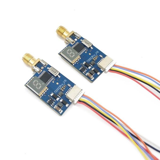 5.8G FPV 40CH 600mW Digital Display Transmitter-Black