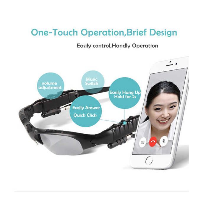FBI Sport Stereo Bluetooth 5.0 Headset Driving Sunglasses/mp6 Riding Eyes Glasses
