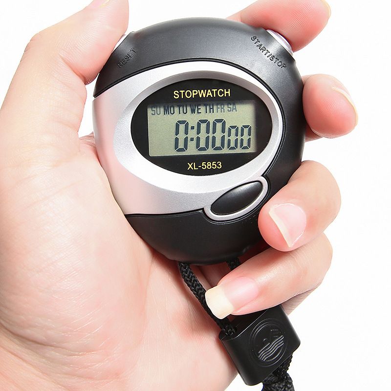 Classic Digital LCD Display Stopwatch For Outdoor Sports