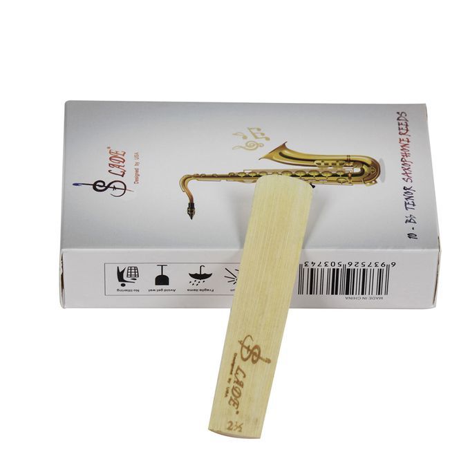 LADE Bb Tenor Saxophone Sax Reeds Strength 2.5, 10pcs/ Box