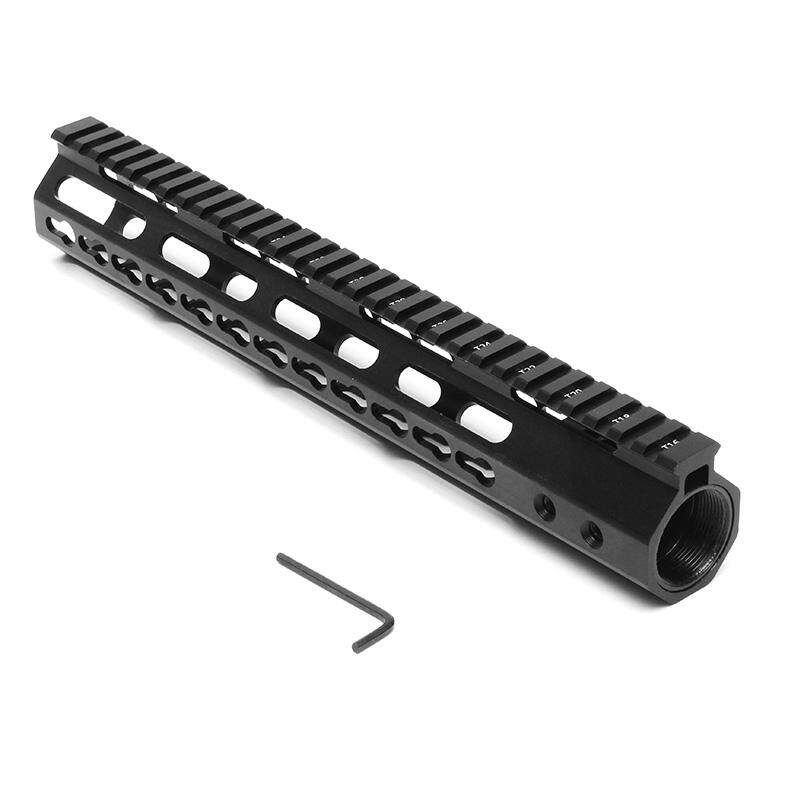 Black 12inch AR15 Free Float Keymod Handguard Picatinny Rail For Scope Mount 12 Inches