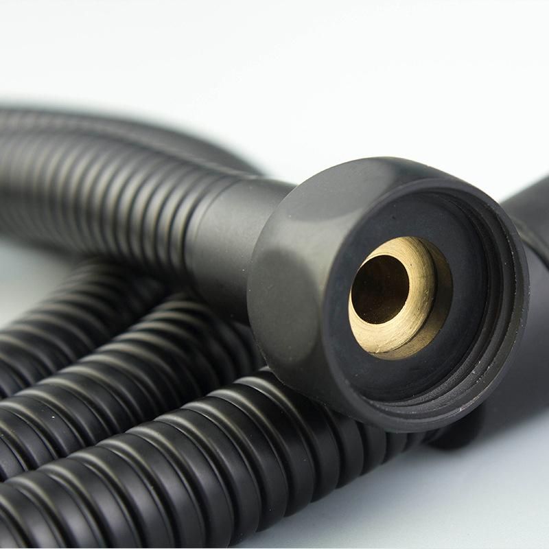 Black Handheld Toilet Sprayer Stainless Steel Bathroom