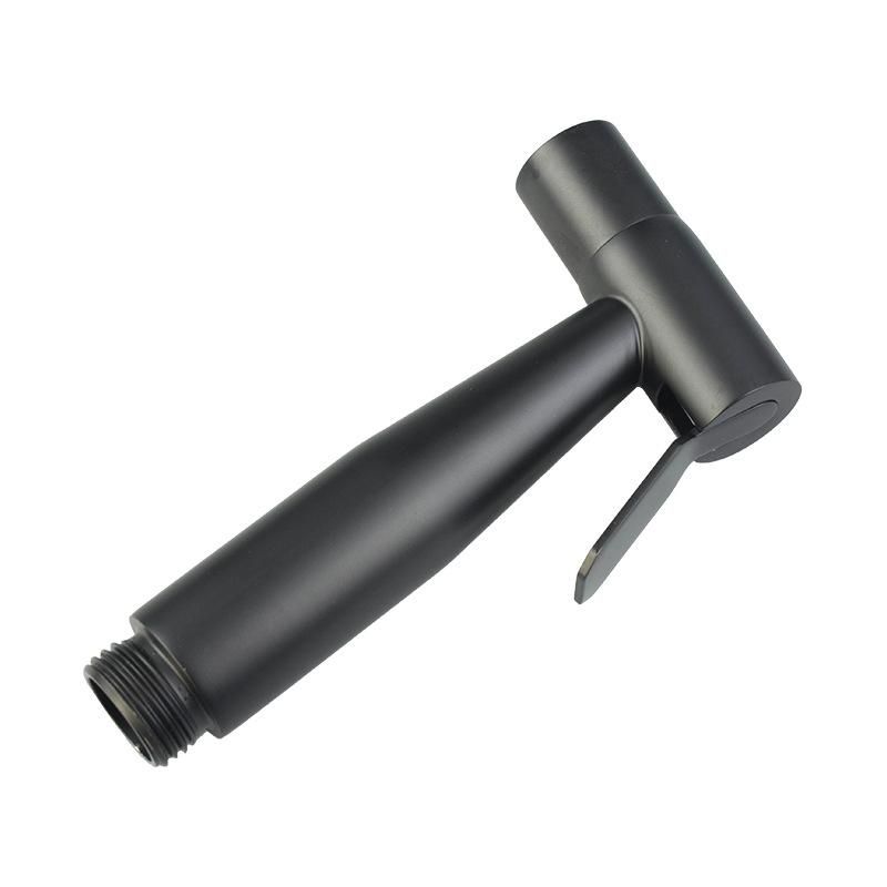 Black Handheld Toilet Sprayer Stainless Steel Bathroom