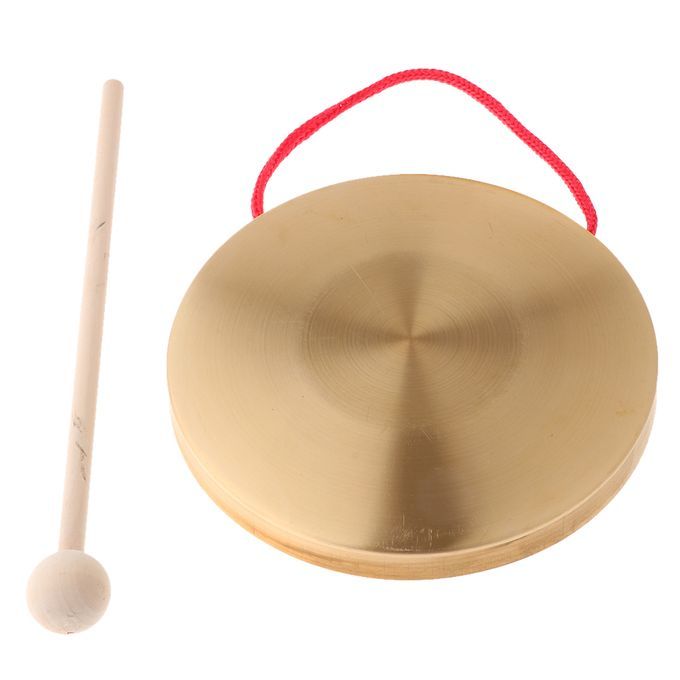 6'' Metal Gong Hand Percussion Instruments Traditional Chinese Cymbals