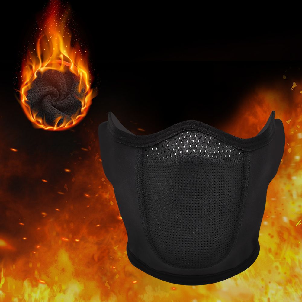 Windproof Thermal Fleece Cycling Face Cover Ear Covers