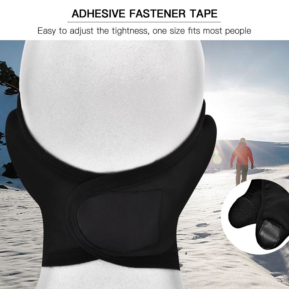 Windproof Thermal Fleece Cycling Face Cover Ear Covers
