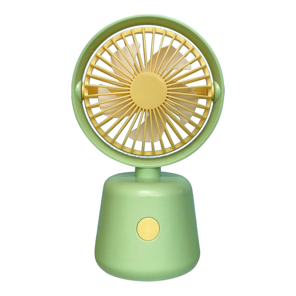 Desk Fan Rotary Multifunctional 5-Blade Desktop Mini-Green
