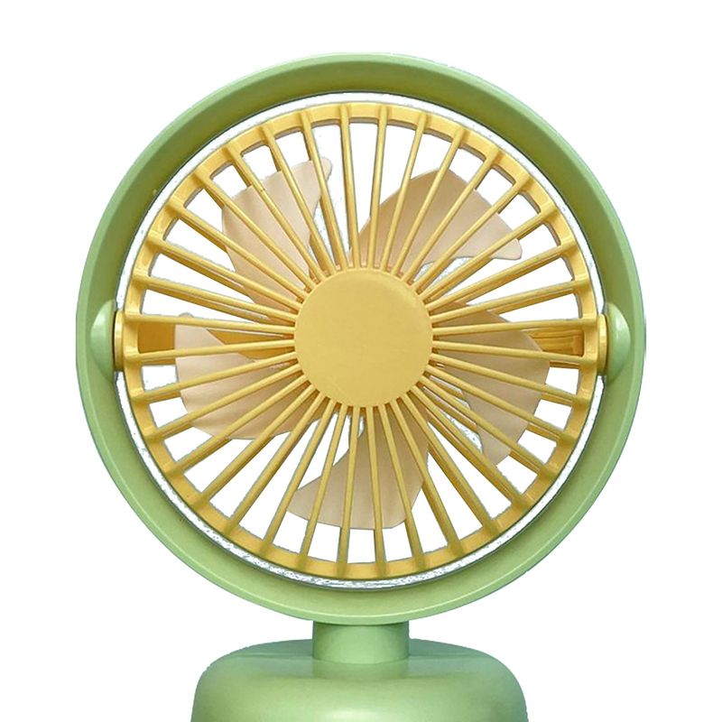 Desk Fan Rotary Multifunctional 5-Blade Desktop Mini-Green