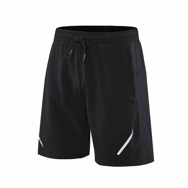 Mens Running Shorts Gym Wear Fitness Workout Shorts Men Sport Short Pants Tennis Basketball Soccer Training Shorts -Black
