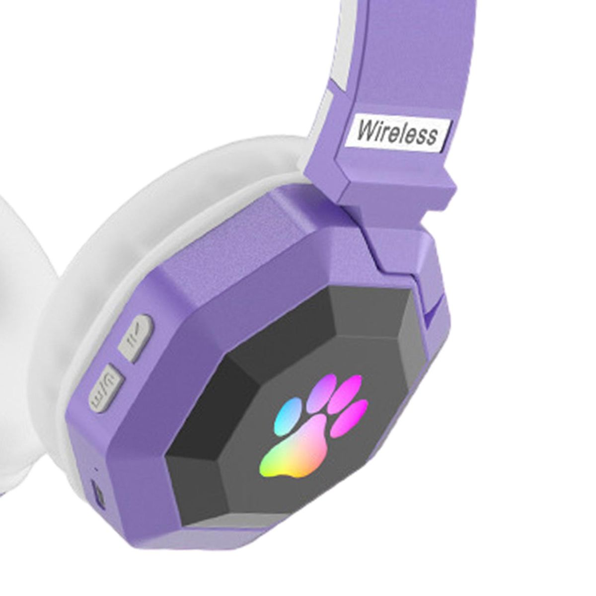 Over-ear Cat-ear Wireless Headphones Noise Canceling With