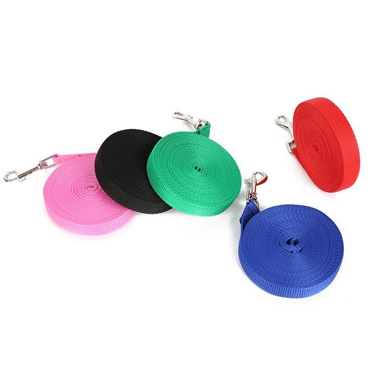 Lead Leash Strap Nylon Rope Training Walking 6M(Random Colo