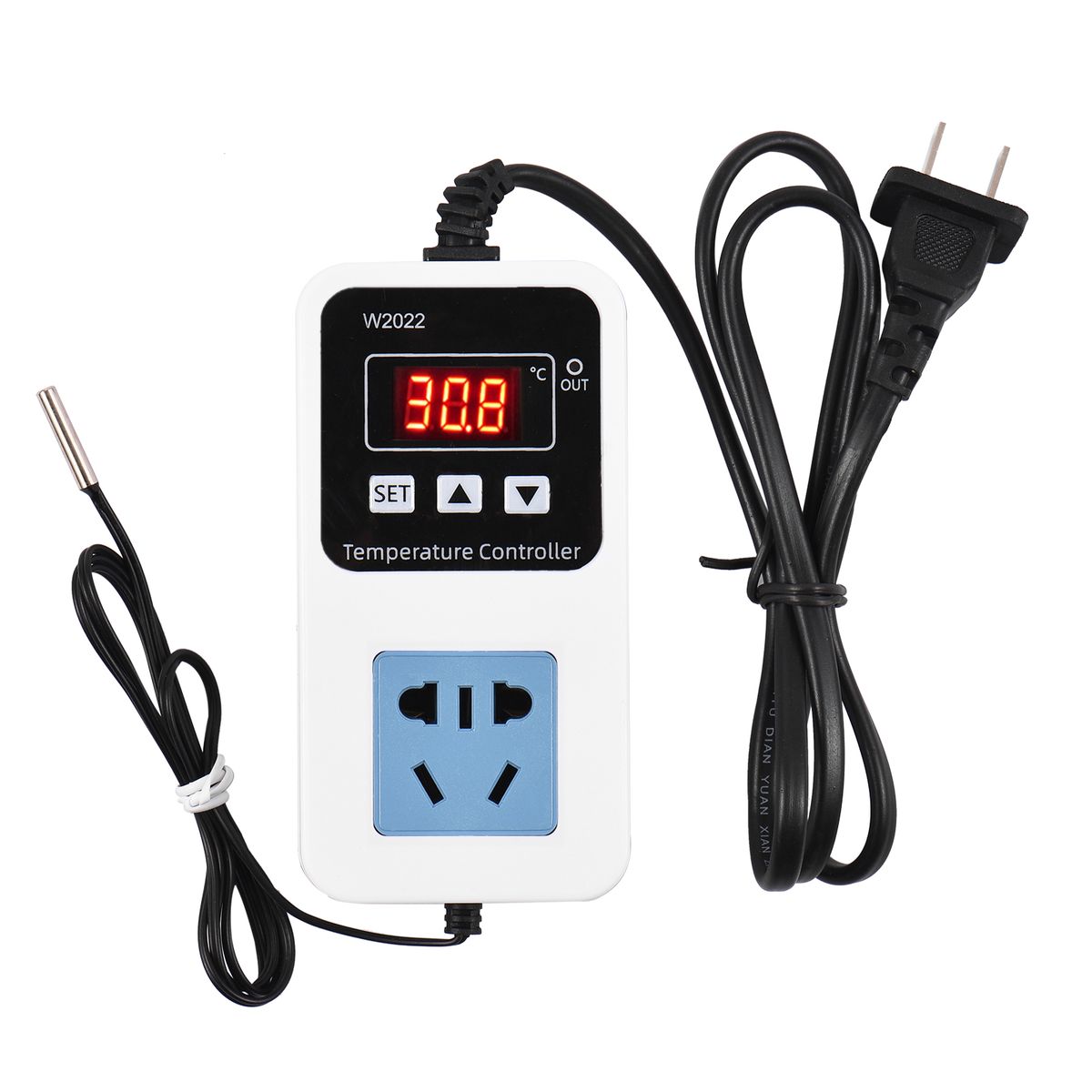 110-220V 10A 1500W Electronic Temperature Controller Outlet