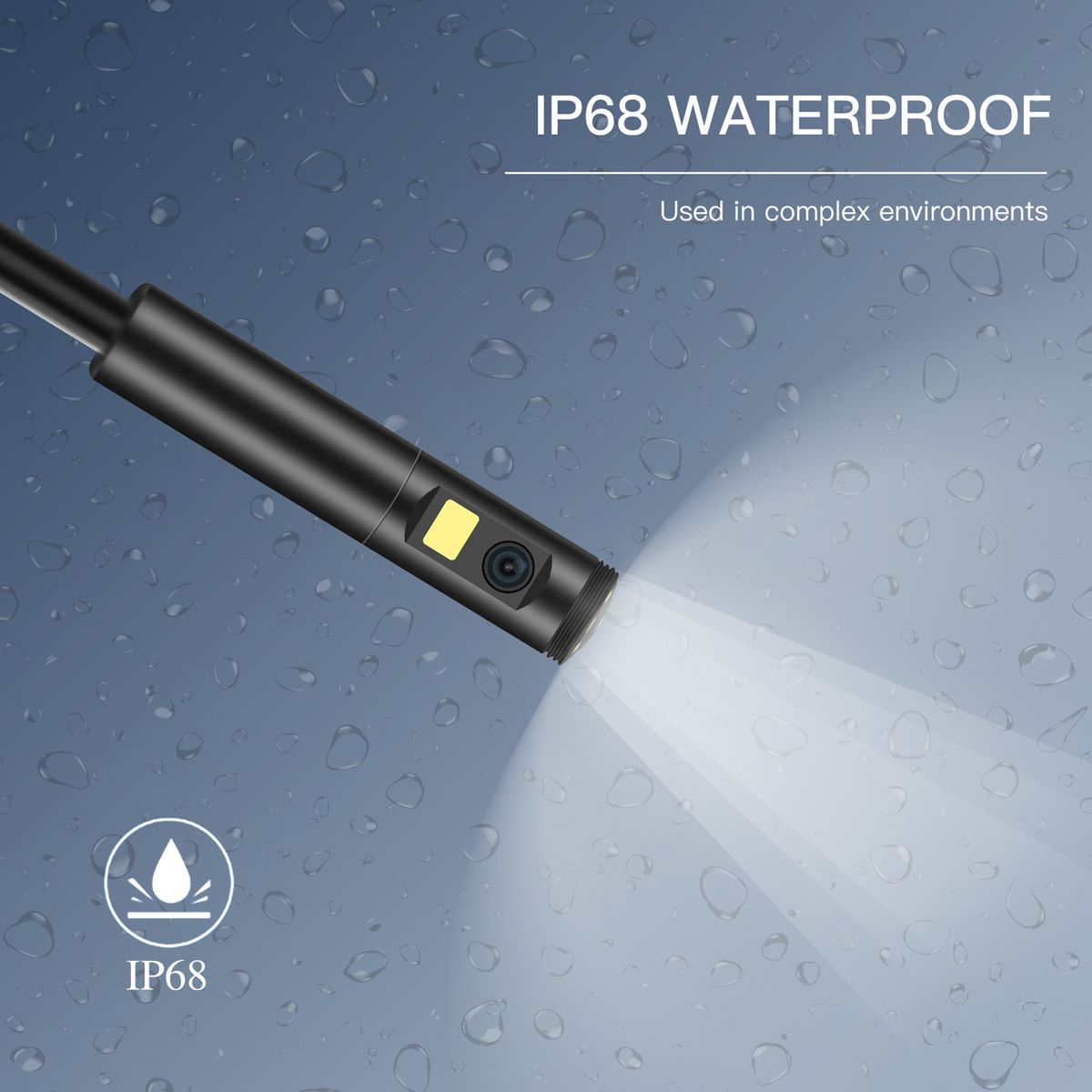 Industrial Endoscopy Borescope Inspection Camera 3 In 1