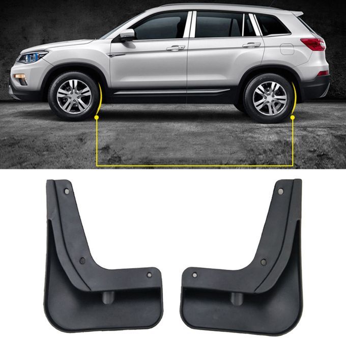 4Pcs Front Rear Mud Flap Mudguards Fender Splash-Black