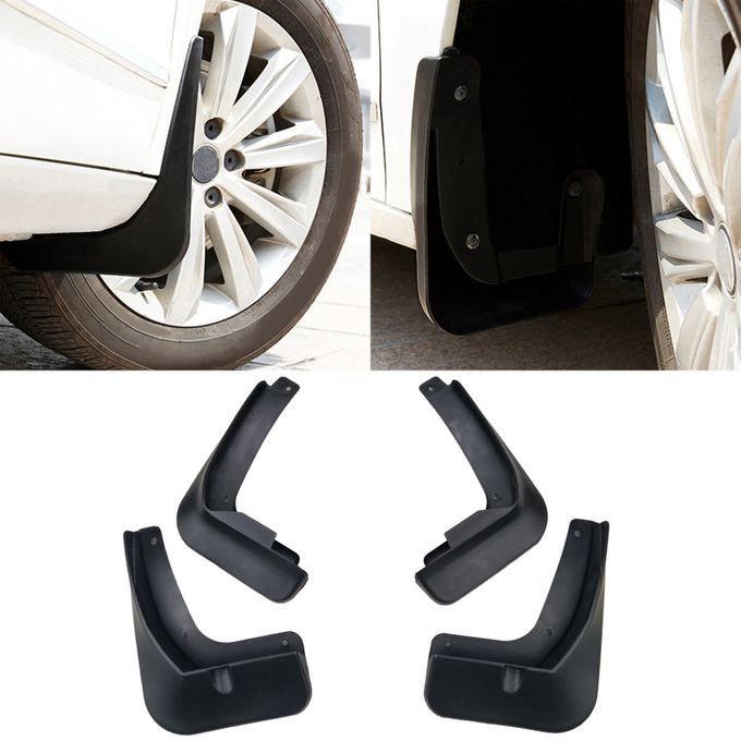 4Pcs Front Rear Mud Flap Mudguards Fender Splash-Black