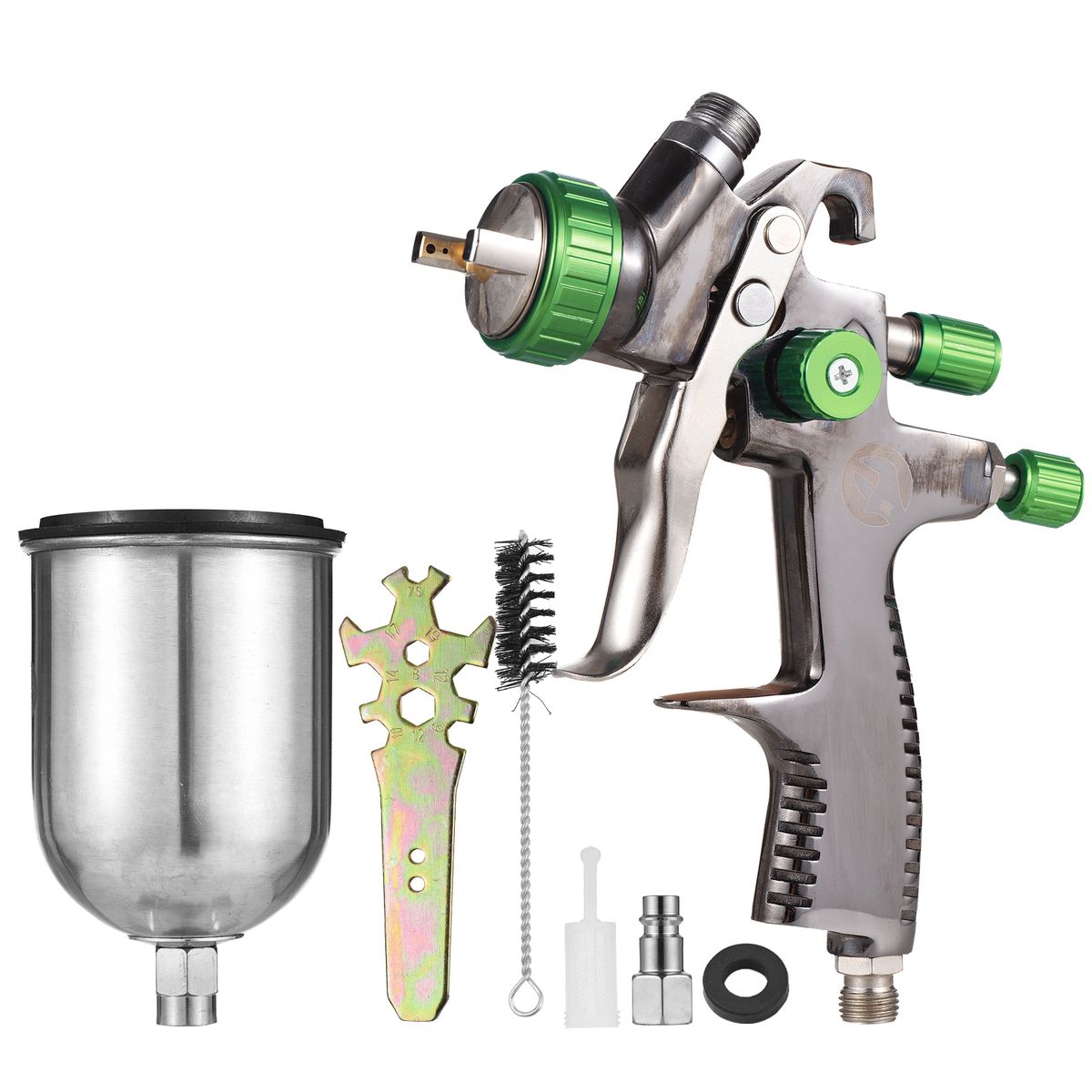 LVLP Gravity Feed Air Spray  Mini Paint Spraying  Kit 1.3mm