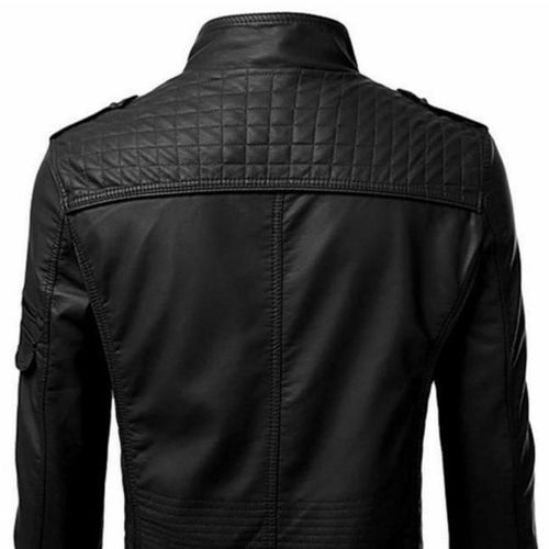 Motorcycle Leather Jackets Men Leather Coat