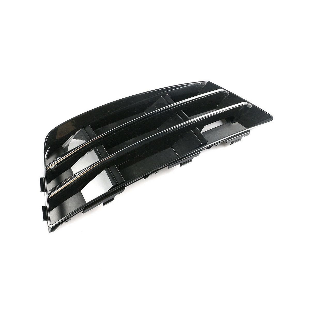 8W0807681R 8W0807682R Front Bar Lower Center Grille Chrome Fog Light Grille Cover Auto for Audi AUDI A4 B9 2016-2017