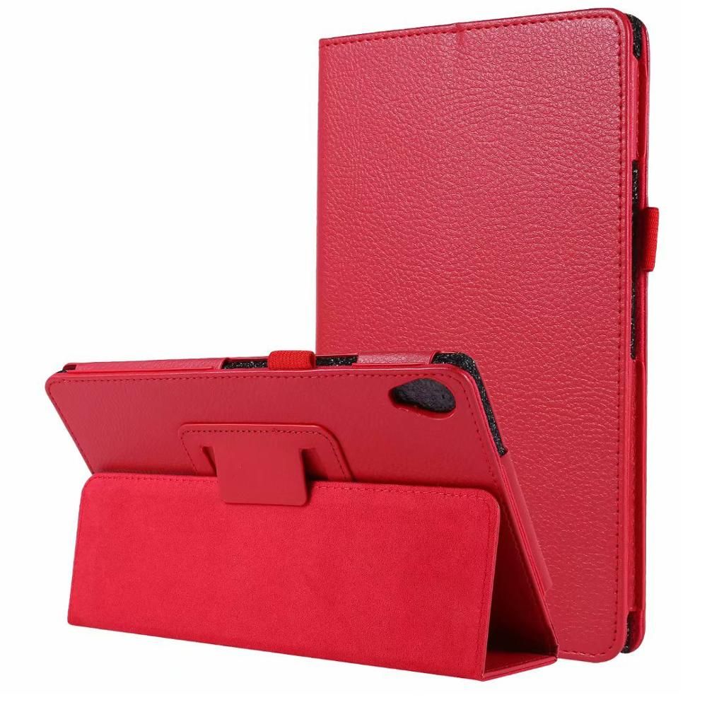 Lychee Pattern Case For Lenovo Tab M8 FHD TB-8705FTB-8705N