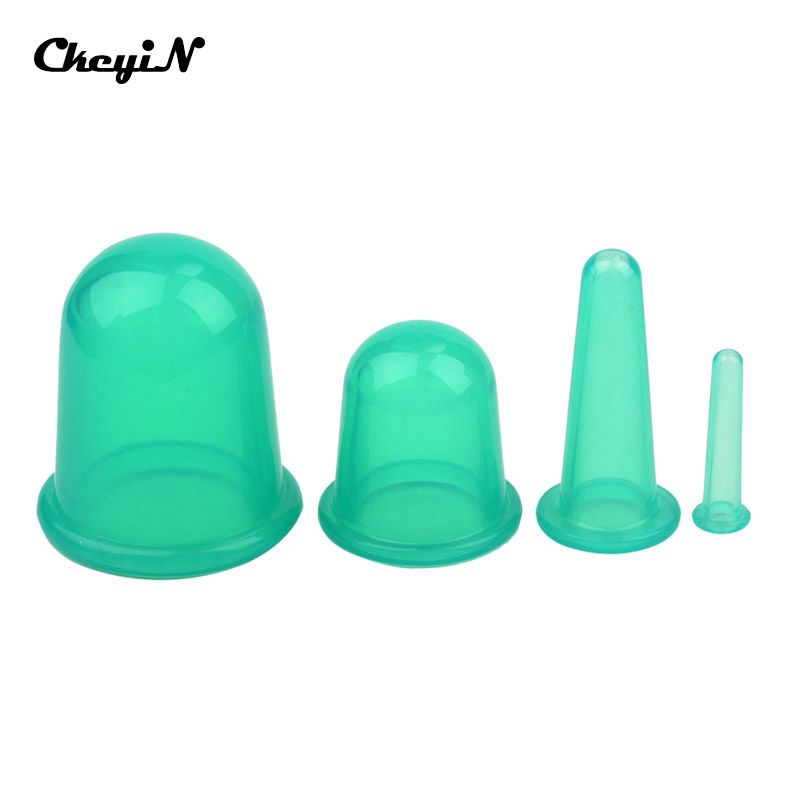 Pcs Cupping And Massager Health Vacuum Cans Care Body Set Cup 4 Silicone Body Therapy 31 Suction Cup Anti-cellulite M017Q