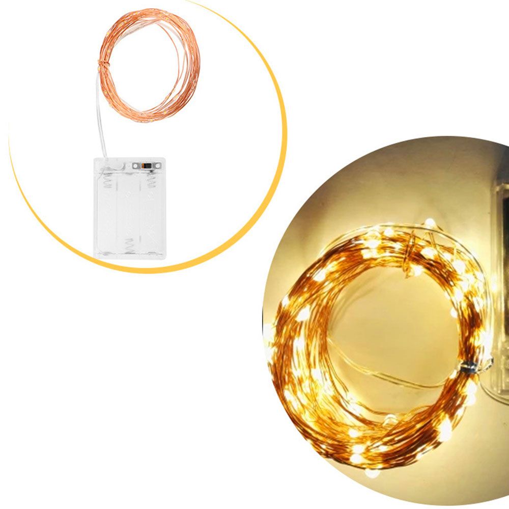 Led String Light 5M/16.4ft With 50 LEDs Copper Wire Starry