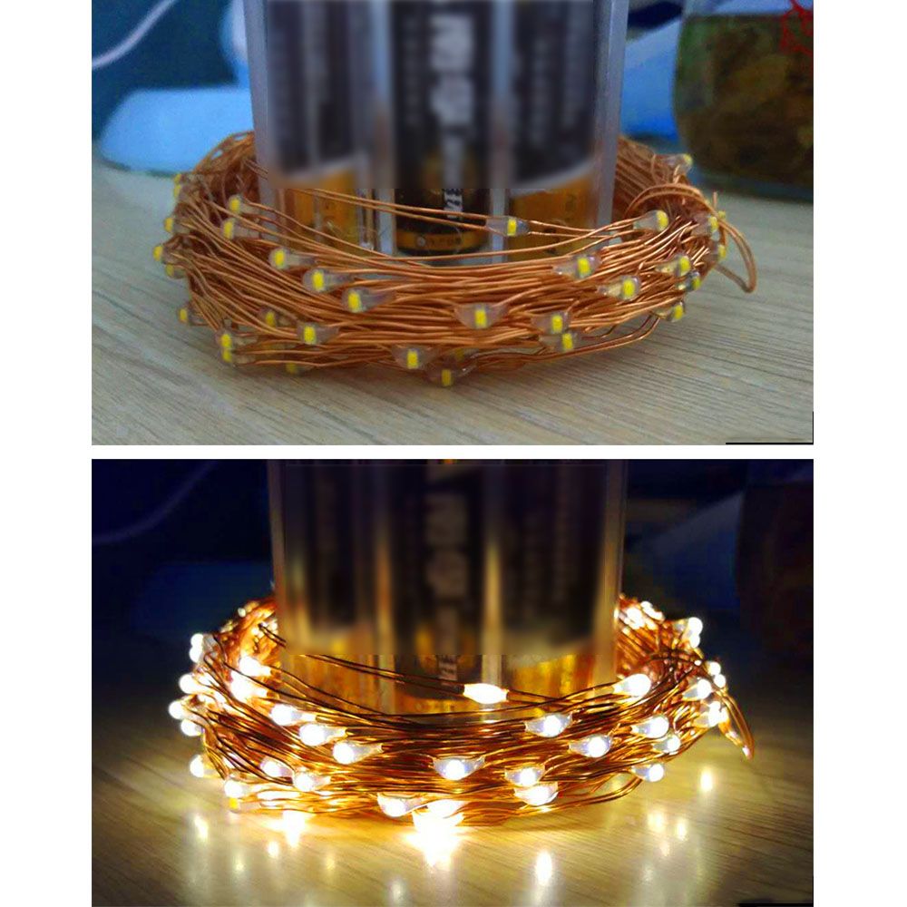 Led String Light 5M/16.4ft With 50 LEDs Copper Wire Starry