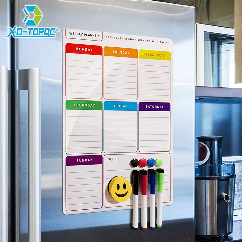 A3 Magnetic Weekly Monthly Planner Whiteboard Frid