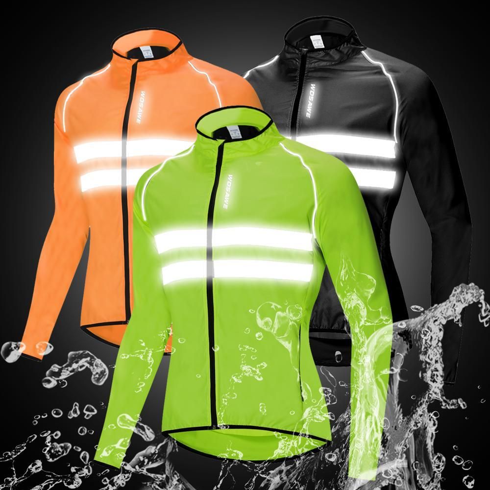 Neon Reflective clothing jacket windbreaker quick-drying waterproof coat Anti-UV