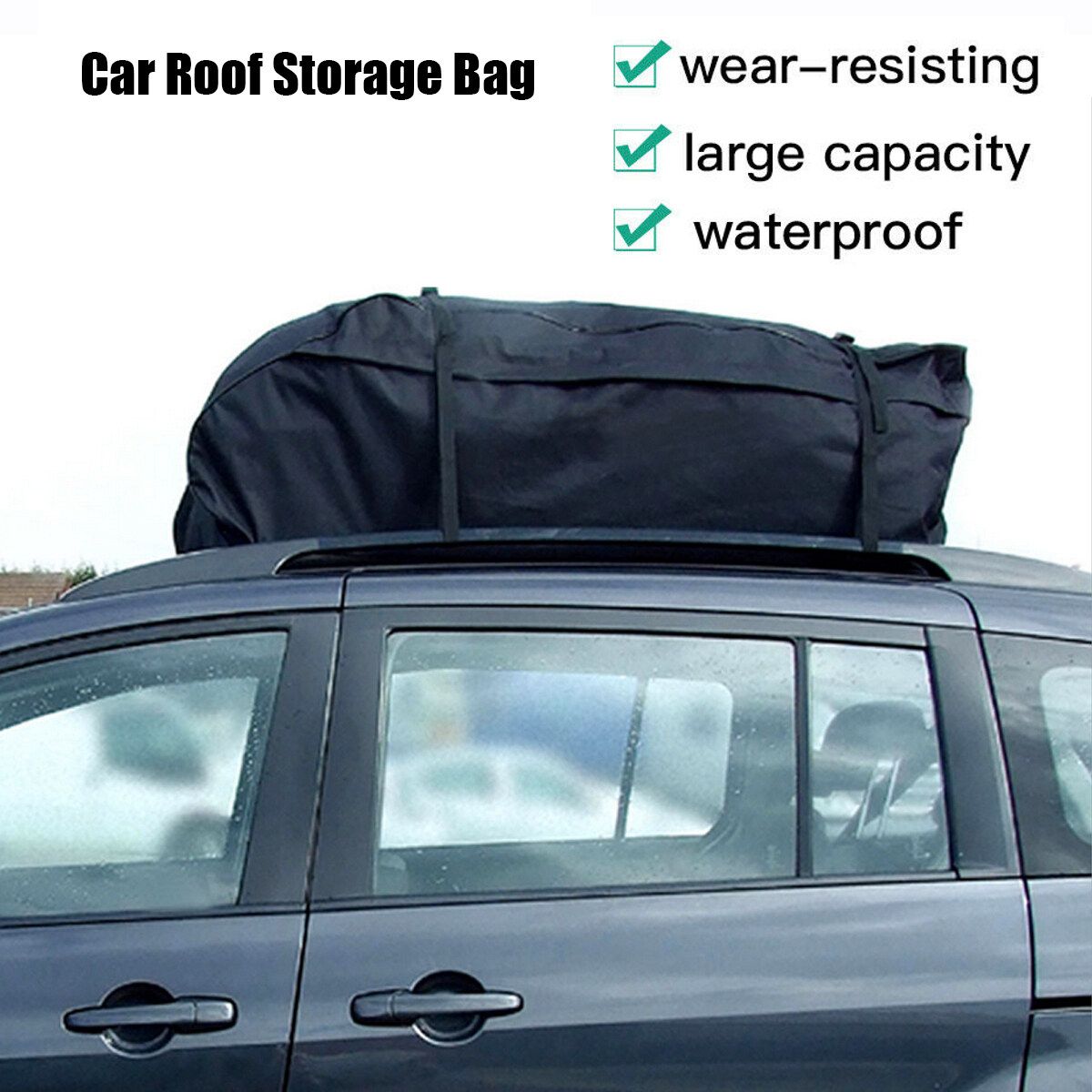 Car Roof Top Bag Travel Storage Waterproof Cargo Carrier For Luggage Travel Cars