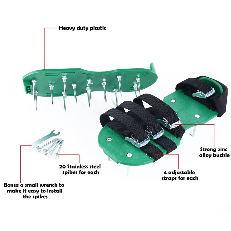 Garden Hand  Tool Grass Ripper Spiked Shoes