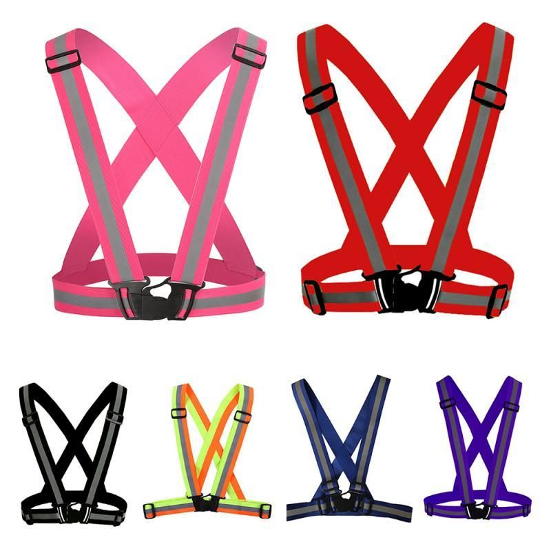 TSLM1 new safety reflective vest for night work and traffic