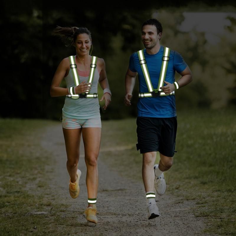 TSLM1 new safety reflective vest for night work and traffic