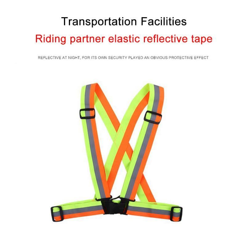 TSLM1 new safety reflective vest for night work and traffic