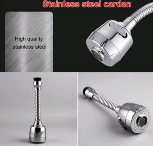 NEW 360 Degree Flexible Tap Faucet Extender