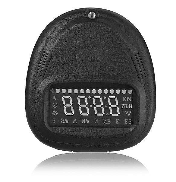 A1 2inch GPS Head Up Display Vehicle System Speedometer With Overspeed Alarm