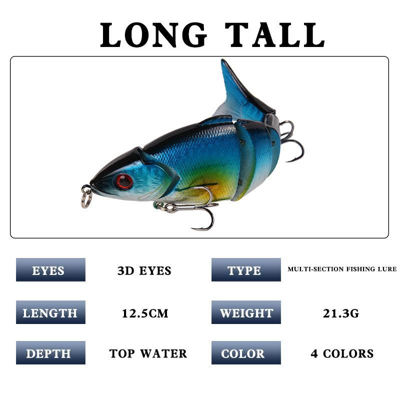 Swing Five Piece Fish Hard Bait 12.5cm/21g-5 pieces
