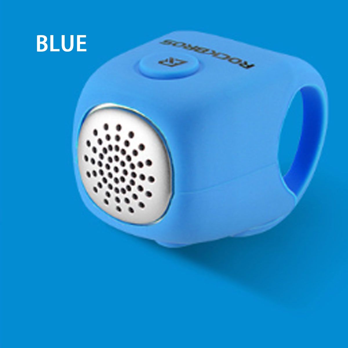 90dB Waterproof Bike Bell Electric Cycling Handlebar Horn Bicycle Safety Alarm Blue/Red/Green Blue