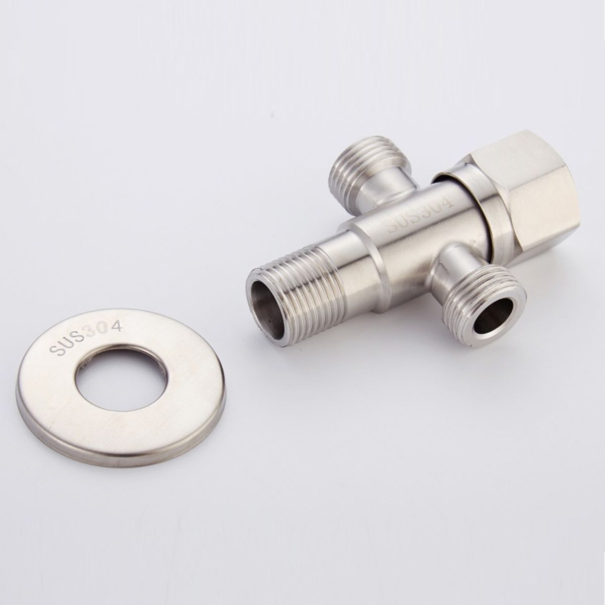 Stainless Steel Diaper Sprayer Shattaf Bidet Sprayer Set 2 Jets Handheld Toilet Sprayer Complete Bidet Set For Toilet, WS024AF2