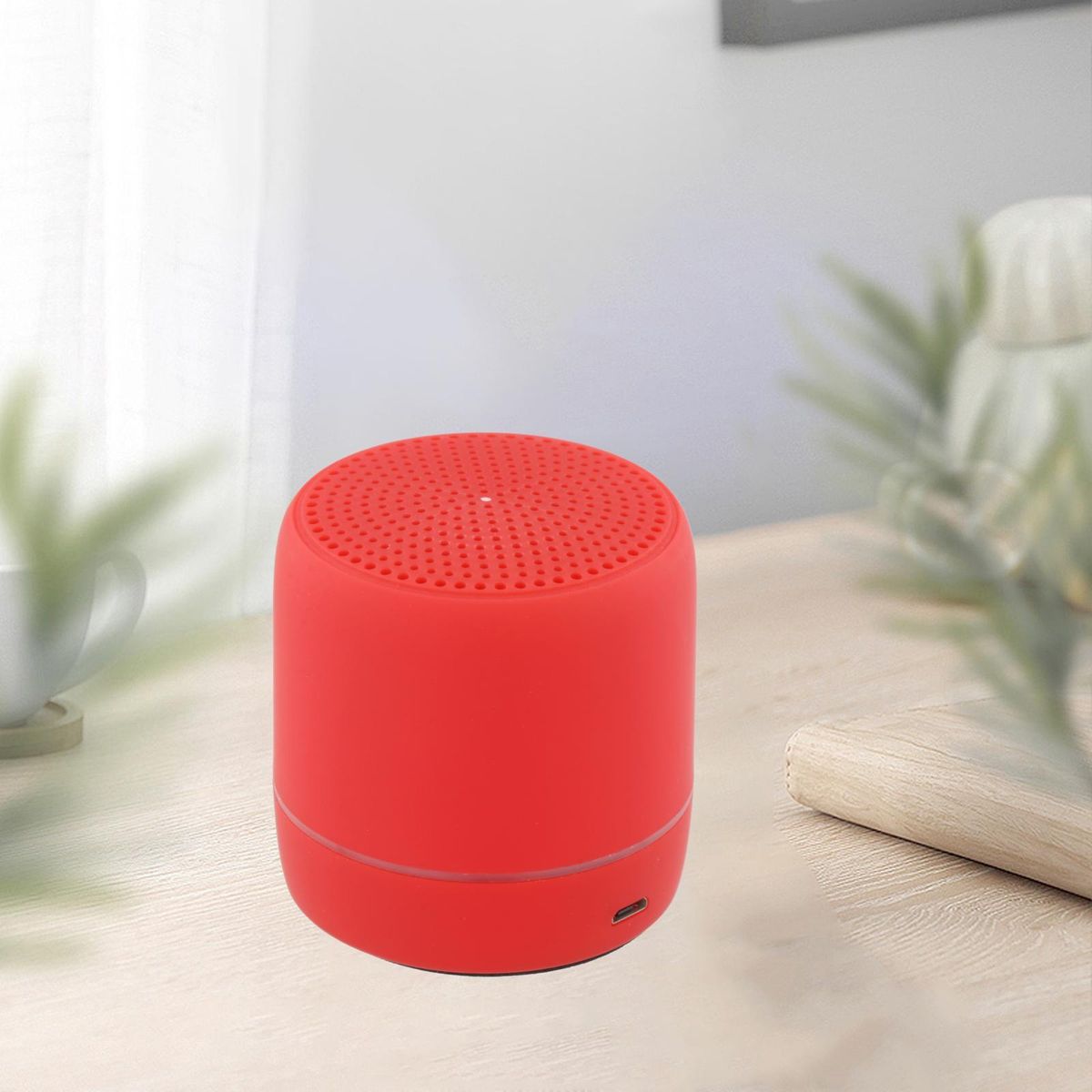 LED  Speakers Rechargeable  5.0 For Laptop Computer And Office Red