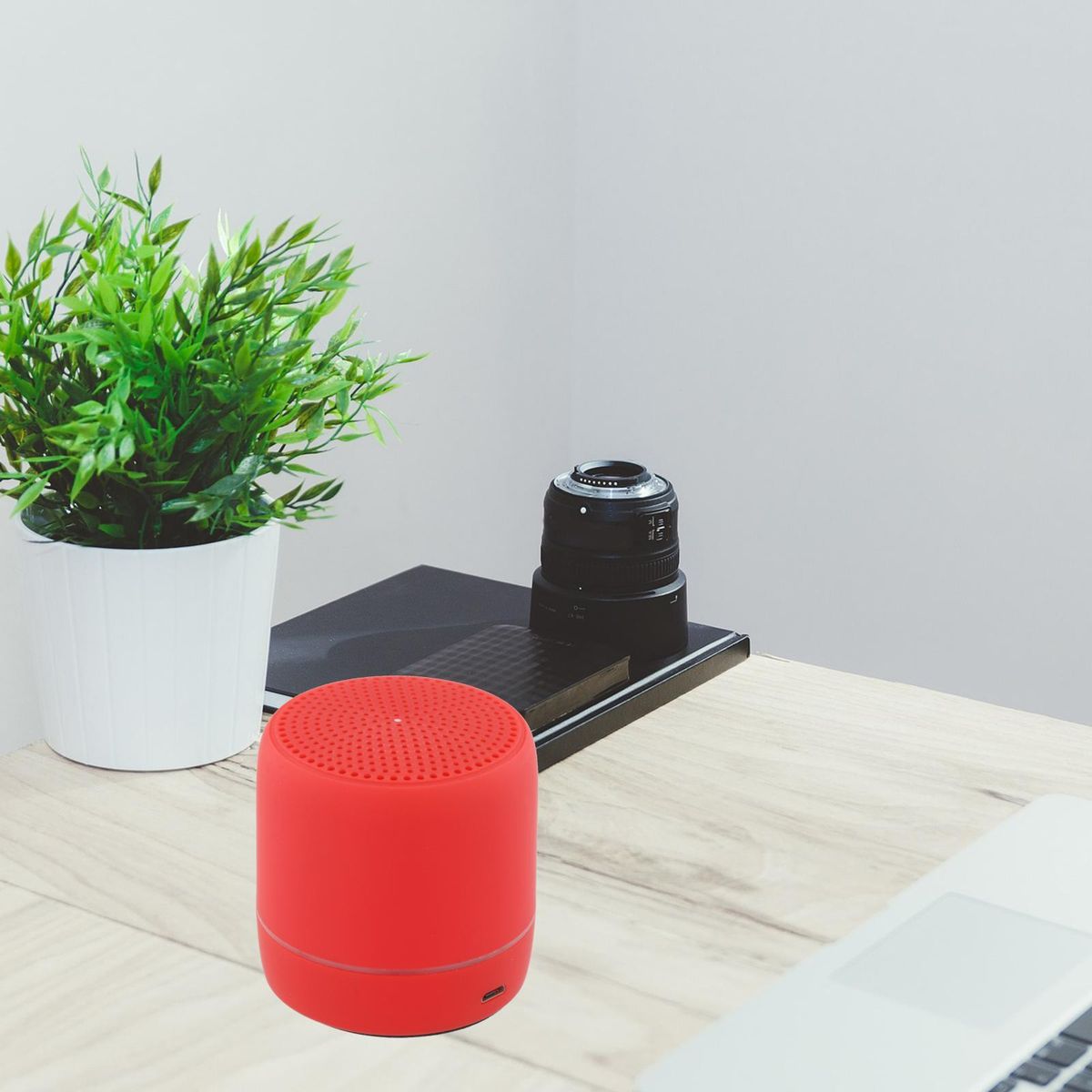 LED  Speakers Rechargeable  5.0 For Laptop Computer And Office Red