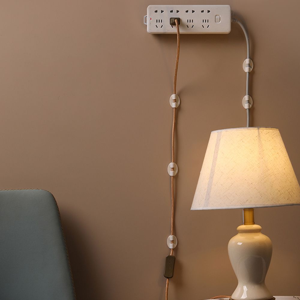 20pcs Cable Clips Self-adhesive Cord Organizer Holders