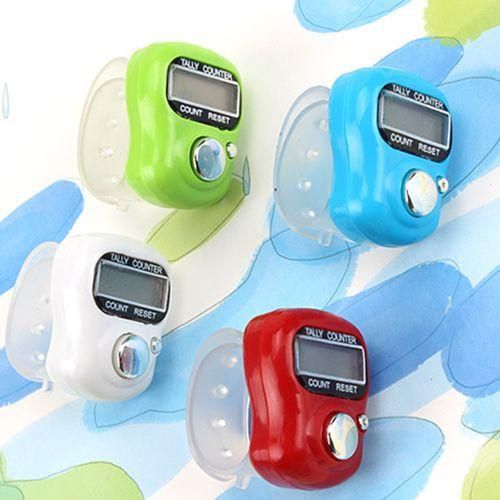LCD Electronic Finger Hand Ring Knitting Row