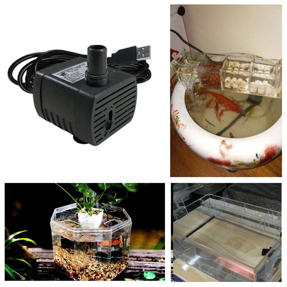 USB Mini Submersible Pump DC 5V Ultra-quiet Brushless Motor Pump