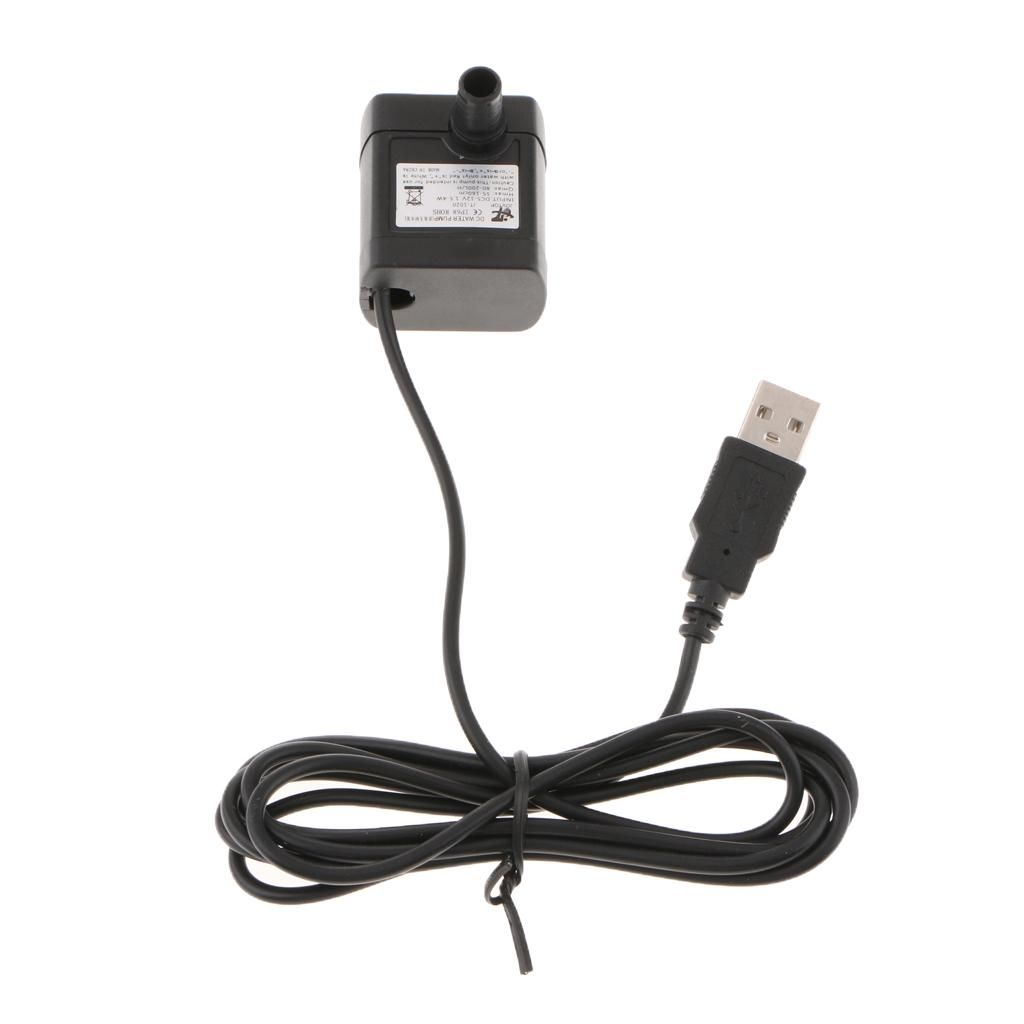USB Mini Submersible Pump DC 5V Ultra-quiet Brushless Motor Pump