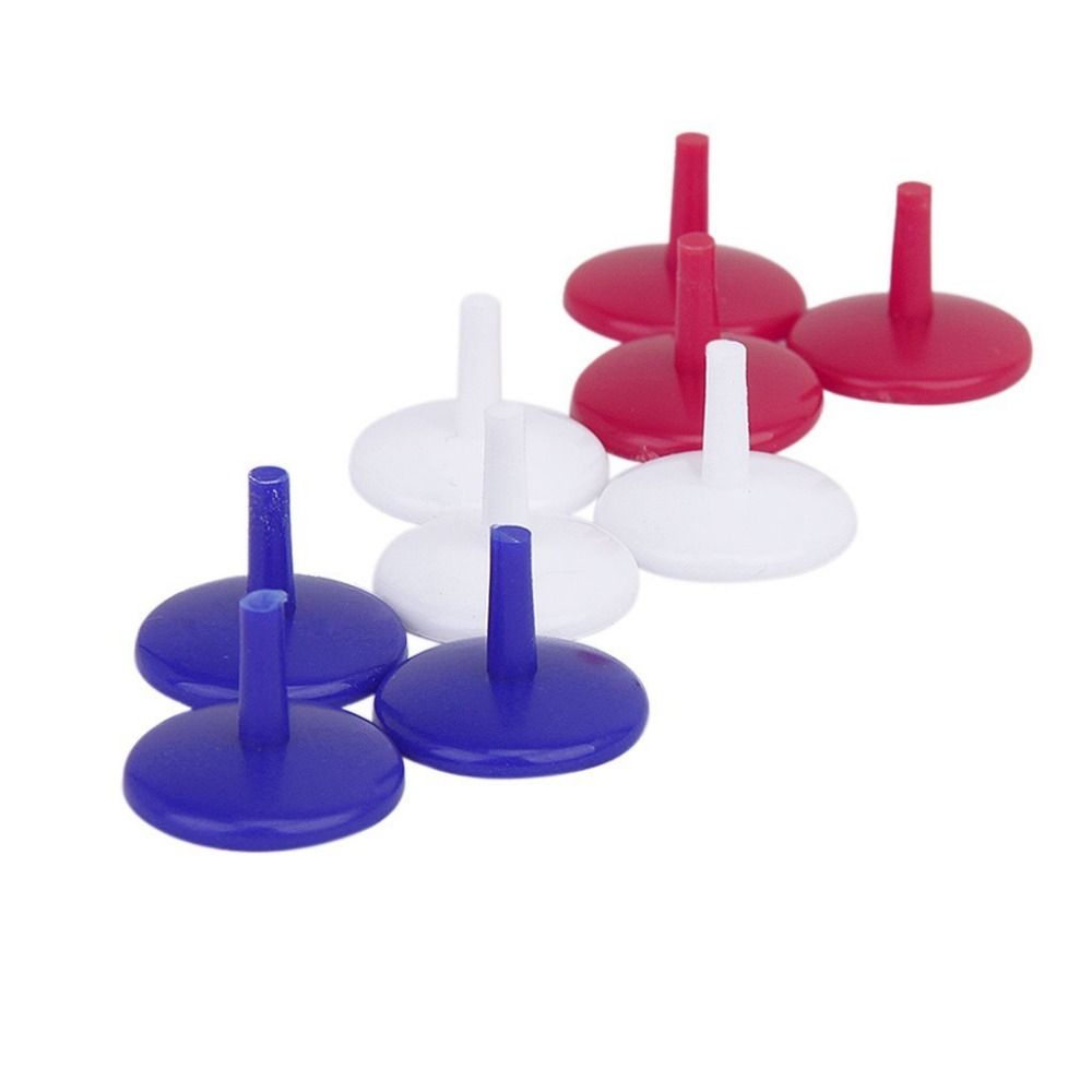 Set Of 50pcs Mixed Color Round Plastic Golf Ball Markers