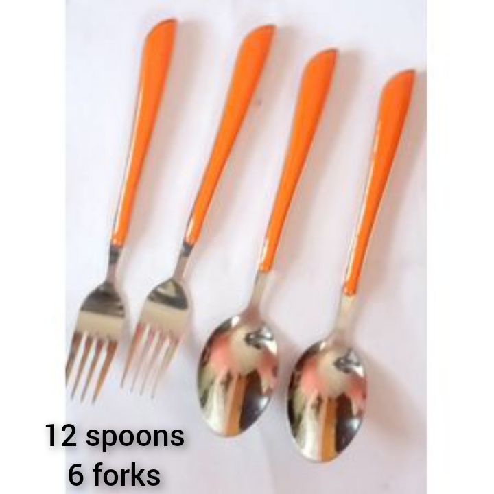 TableSpoon And Forks Set- 18 Pcs