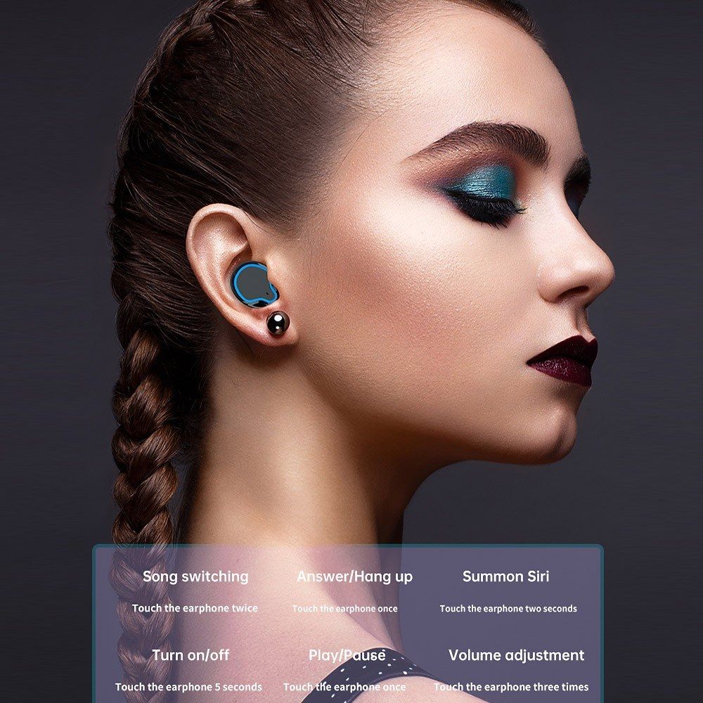 M9 TWS BT5.1 Wireless Earphones Sports Headset LED Display